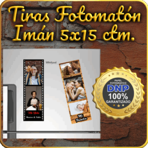 Tiras Imán Fotomatón